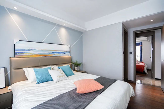 120㎡三居室，同時兼顧實用與顏值的現代風設計